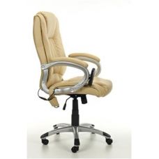 Офисное кресло CALVIANO Presydent бежевый с массажем  570